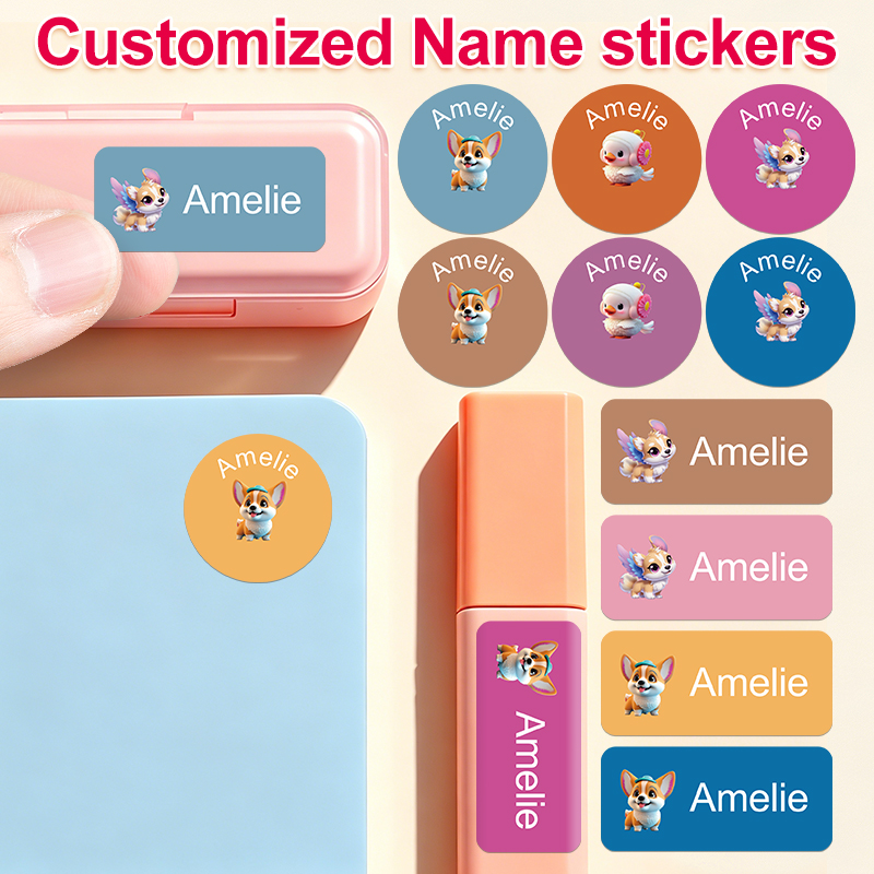 Personalized Name Box - Personalisierte Namensetiketten – Individuelle Etiketten für