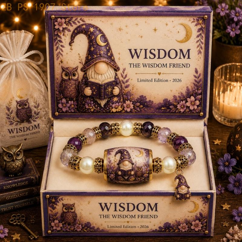 Coordinates Bracelet - Bedrucktes Box-Armband-Set mit Focal-Artwork-Perle und Easy