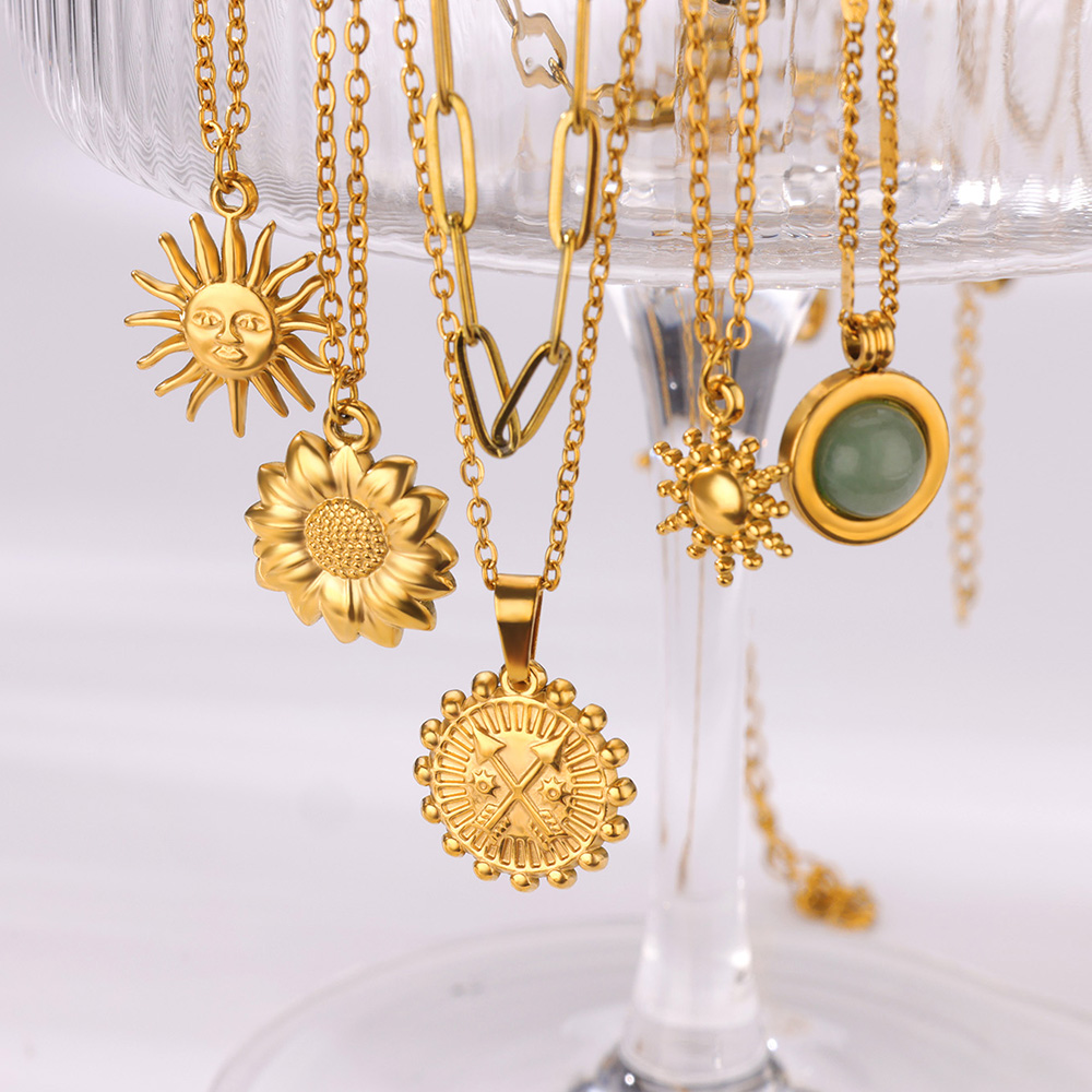 Edelstahl Geometrische Halsket – Birth Flower Necklace Bewertung und Preis