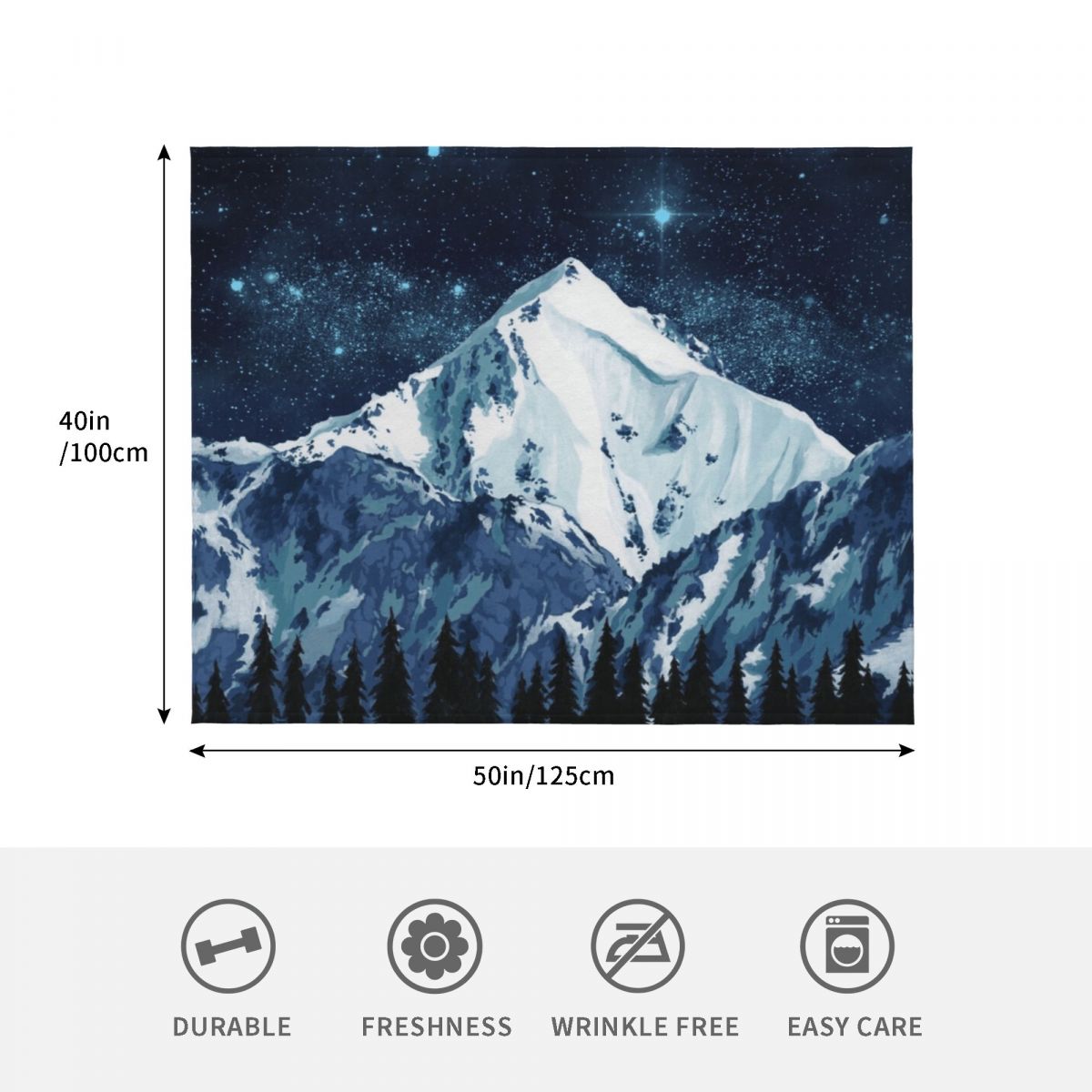 Alaska Night Sky 1 Wurfdecke,  – Custom Night Sky Bewertung und Preis