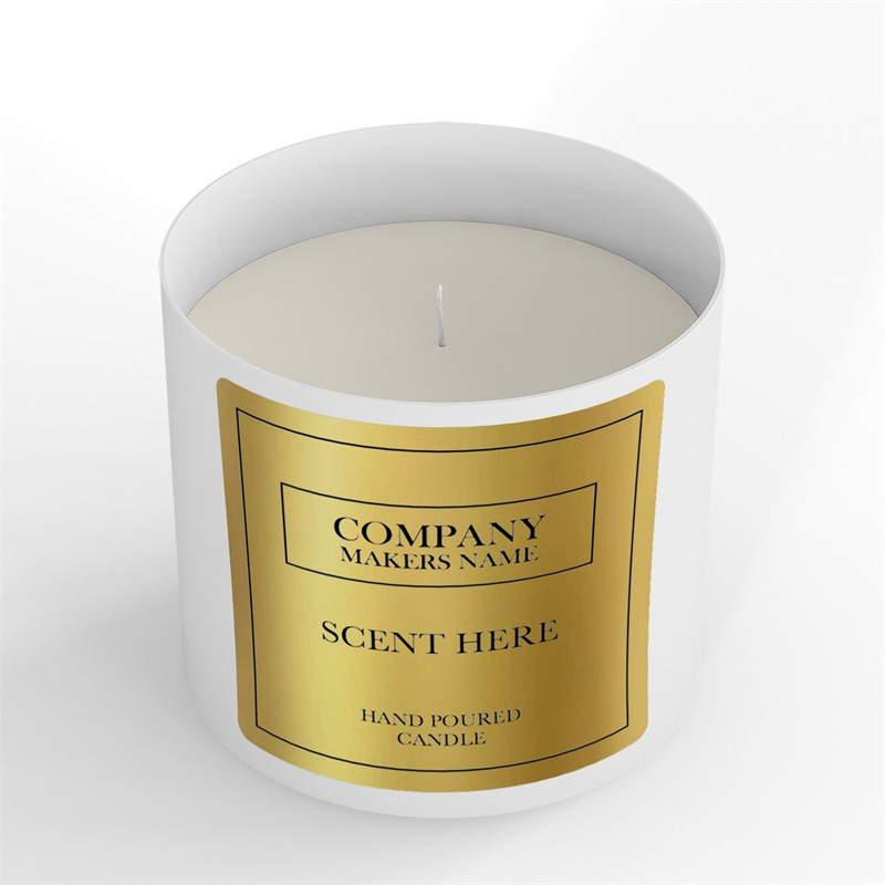 Maßgefertigte 3D-geprägte Gold – Personalised Candle Label Bewertung und Preis