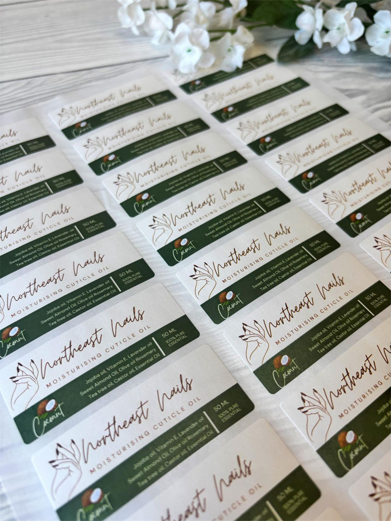 Maßgefertigte 3D-geprägte Gold – Personalised Candle Label Bewertung und Preis